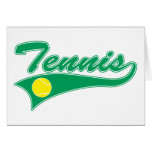Retro Tennis Card