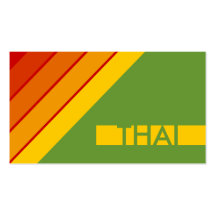 retro THAI Business Card Template