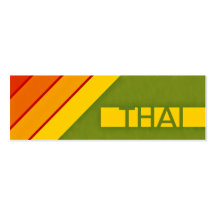 retro THAI Business Card Templates