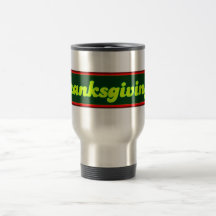 Retro Thanksgiving Decal Coffee Mugs