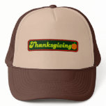 Retro Thanksgiving Decal hats