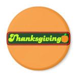 Retro Thanksgiving Decal magnets