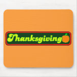 Retro Thanksgiving Decal mousepads