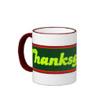 Retro Thanksgiving Decal mugs