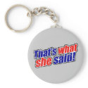 Retro That's What She Said Key Chain keychains