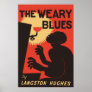 Retro The Weary Blues (music) Poster