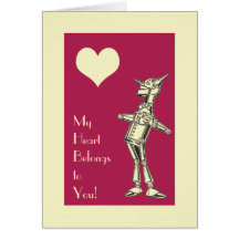Retro Tin Man Love Card