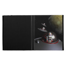 Retro Toy Robot Number 7 iPad Folio Covers