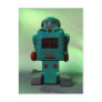 Retro Toy Robot Postcard