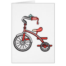 retro tricycle cards