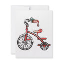 retro tricycle invitations