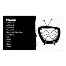 Retro TV Business Cards