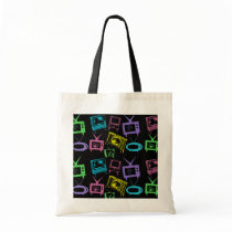 Retro TVs Canvas Bags
