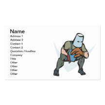 Retro Uniform Business Cards