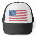 Retro US Flag hats