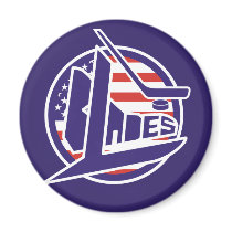 Retro USA Blades Hockey Refrigerator Magnets