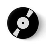 retro vinly record buttons