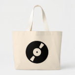 retro vinly record canvas bags