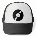retro vinly record hats
