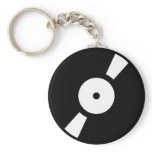 retro vinly record keychains
