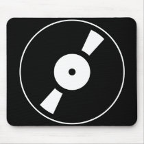 retro vinly record mouse pads