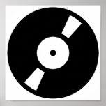 retro vinly record posters