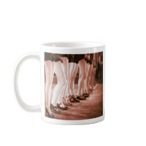 Retro Vintage Dancing Women Beautiful Dancing Legs Coffee Mugs