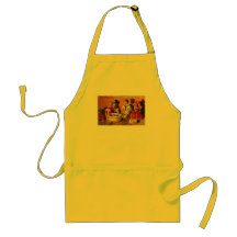 Retro Vintage Halloween Apple Bobbing Apron