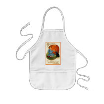 Retro Vintage Halloween Carving the Pumpkin Apron