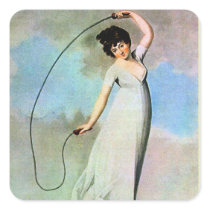 Retro Vintage Kitsch Pin Up Jump Roping Sophie W