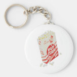 Retro Vintage Movie Theatre Popcorn Keychain