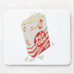 Retro Vintage Movie Theatre Popcorn Mousemats