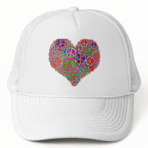 Retro Vintage Peace Heart