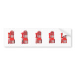 Retro Vintage Phones bumper stickers