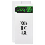 Retro Vinyl Logo - Black & Green rack cards