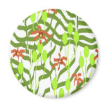 Retro Wallpaper - Broadhurst inspired Refrigerator Magnet