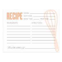 RETRO WHISK | RECIPE CARDS POST CARDS
