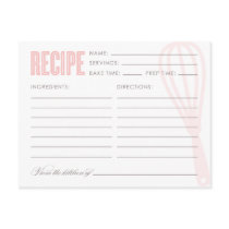 RETRO WHISK | RECIPE CARDS POST CARD