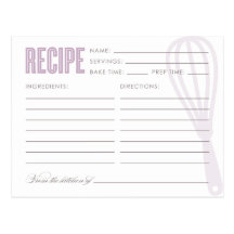 RETRO WHISK | RECIPE CARDS POSTCARDS