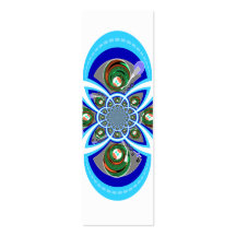 Retro white blue turntable design business card templates