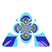 Retro white blue turntable design