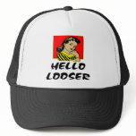 Retro Woman Hello Loser Hats