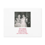 Retro Women Graduation postcards