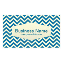Retro Zigzag Neuroscience Business Card