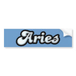 Retro Zodiac Aries bumper stickers