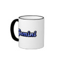 Retro Zodiac Gemini mugs