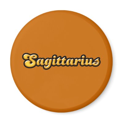 Retro Zodiac Sagittarius Fridge Magnets by trendyteeshirts