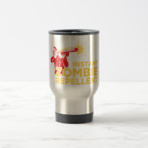 Retro Zombie survival horror- Boomstick Repellent Mugs