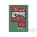 Retropolis Rocket Works Greeting Card