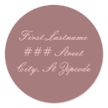 return address label stickers